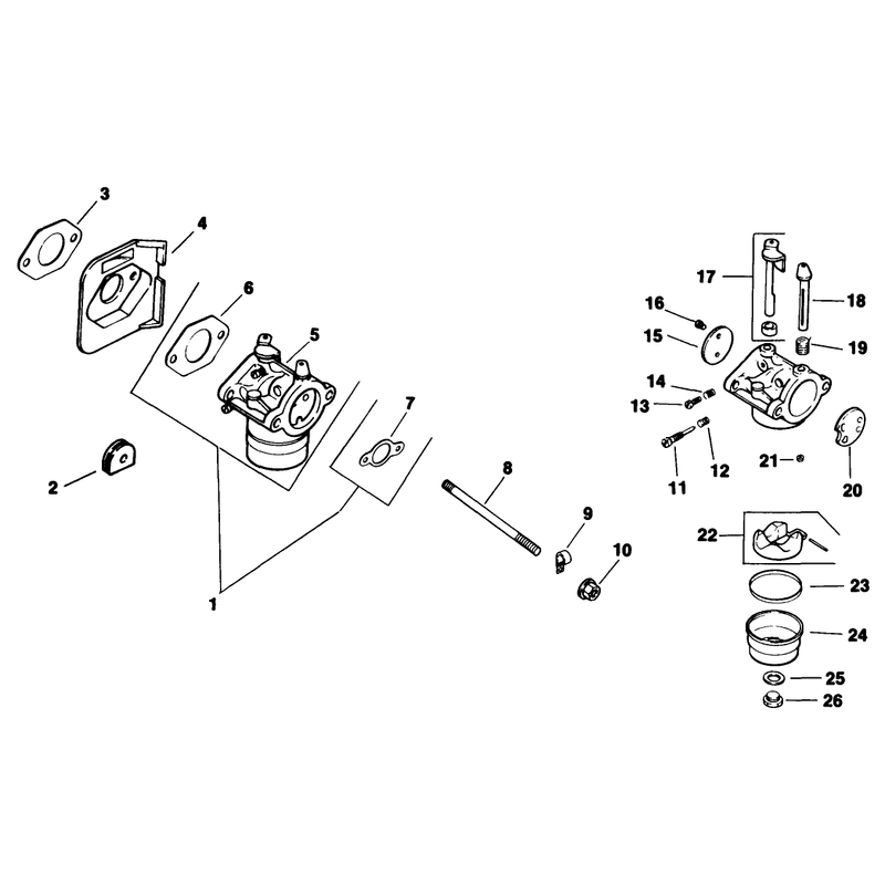 Fuel System Engine Kohler Model No Cv14t-1412