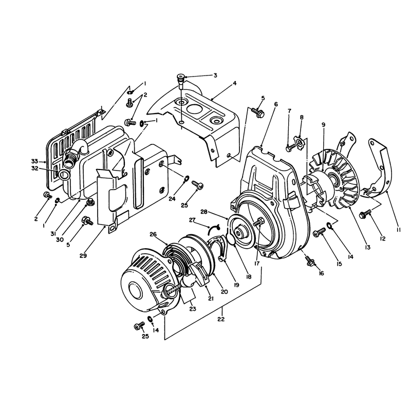Starter Exhaust Assembly
