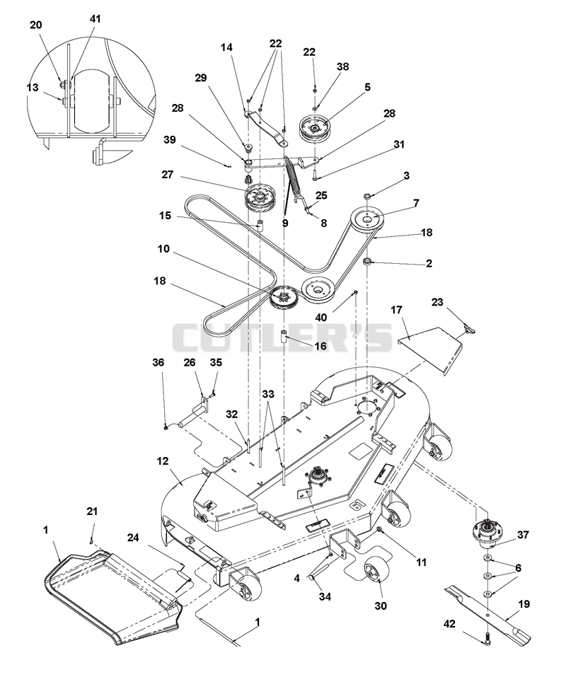 52 61 cutting deck