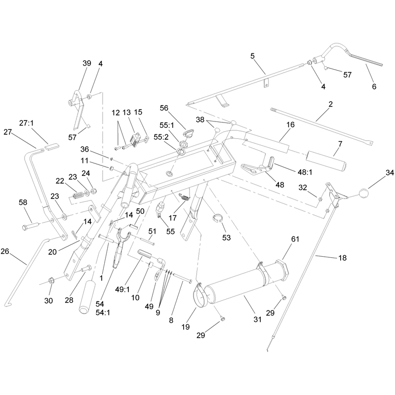 Handle and Control Assembly