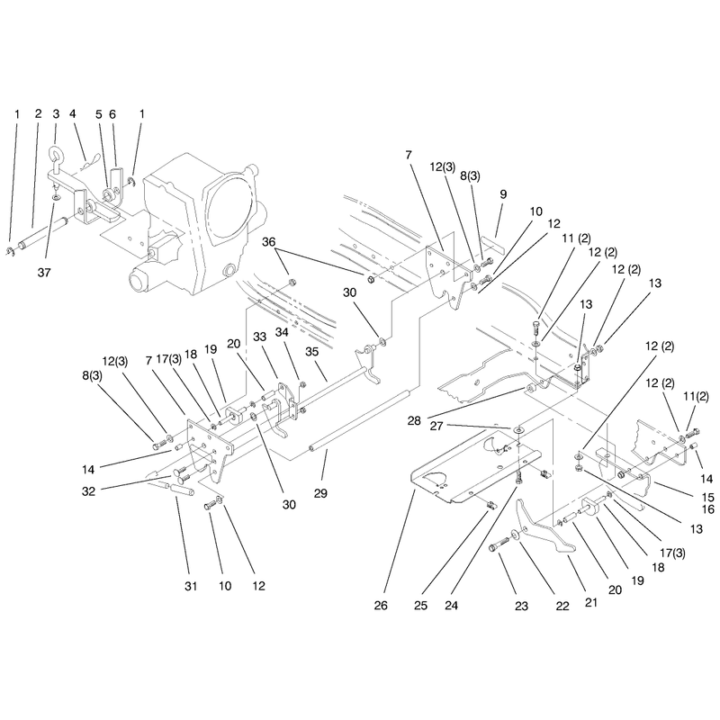 Attach a Matic and Hitch Assembly