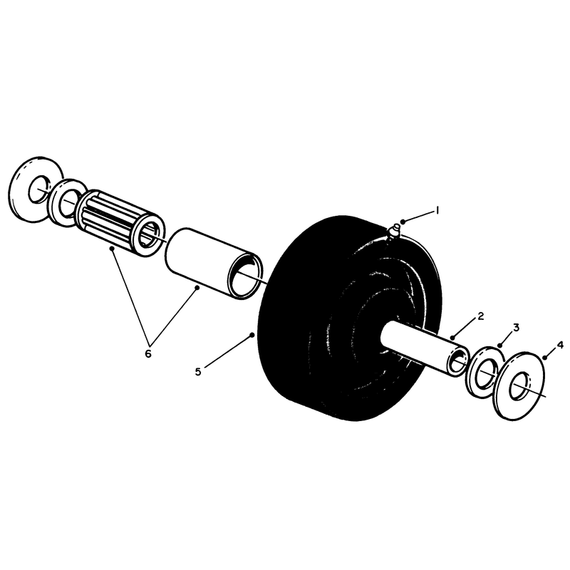 Castor Wheel Assembly No 27-1050 Optional