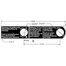 Ariens 07728900 Gravely Sno-thro And Lawn Mower Decal-chute Crank (white background)
