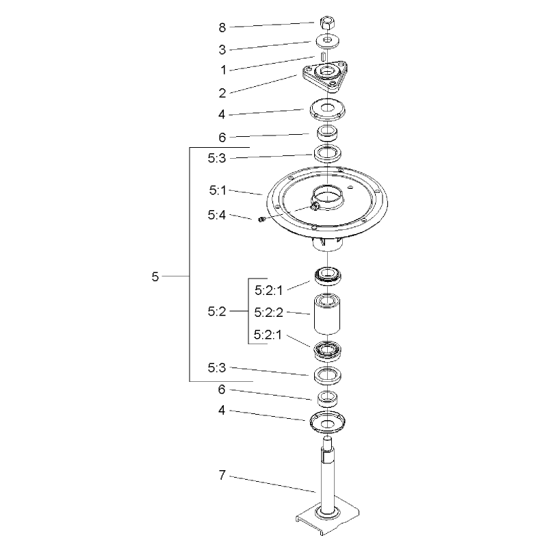 Spindle Assembly No 106-3217