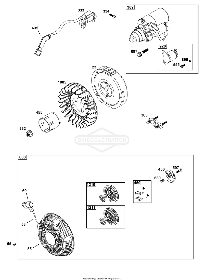 Flywheel, Ignition, and Starter Group