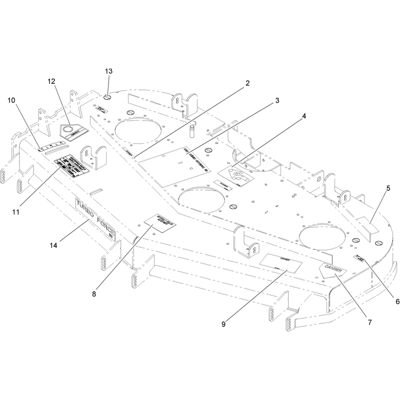 Deck Decal Assembly No 107-7675