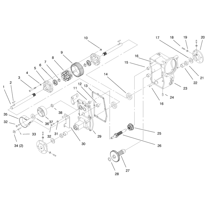Hydro Transaxle Assembly