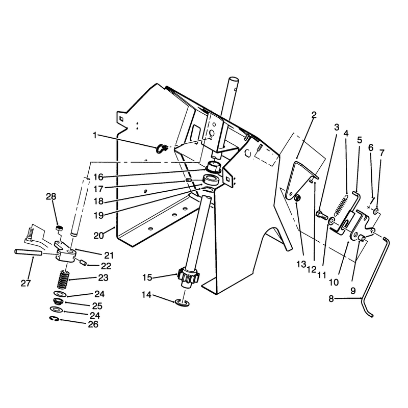 Steering Shaft and Indicator Assembly