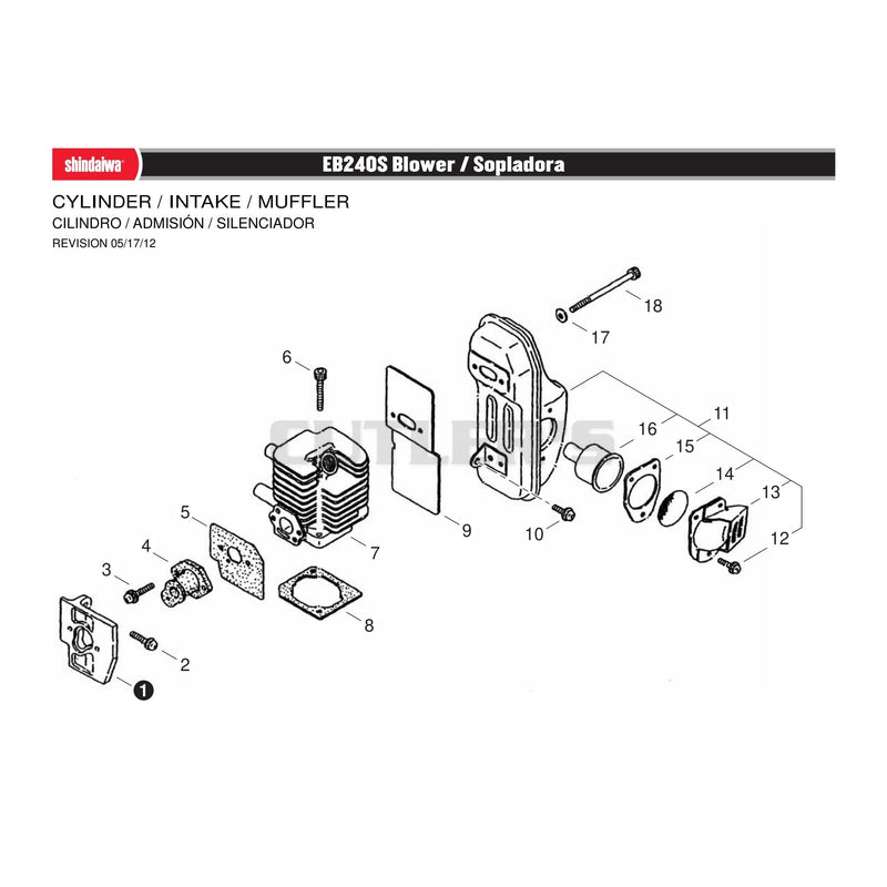 CYLINDER / INTAKE / MUFFLER