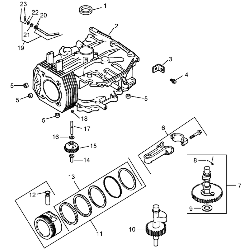 Crankcase Assembly Kohler CV15T-41629