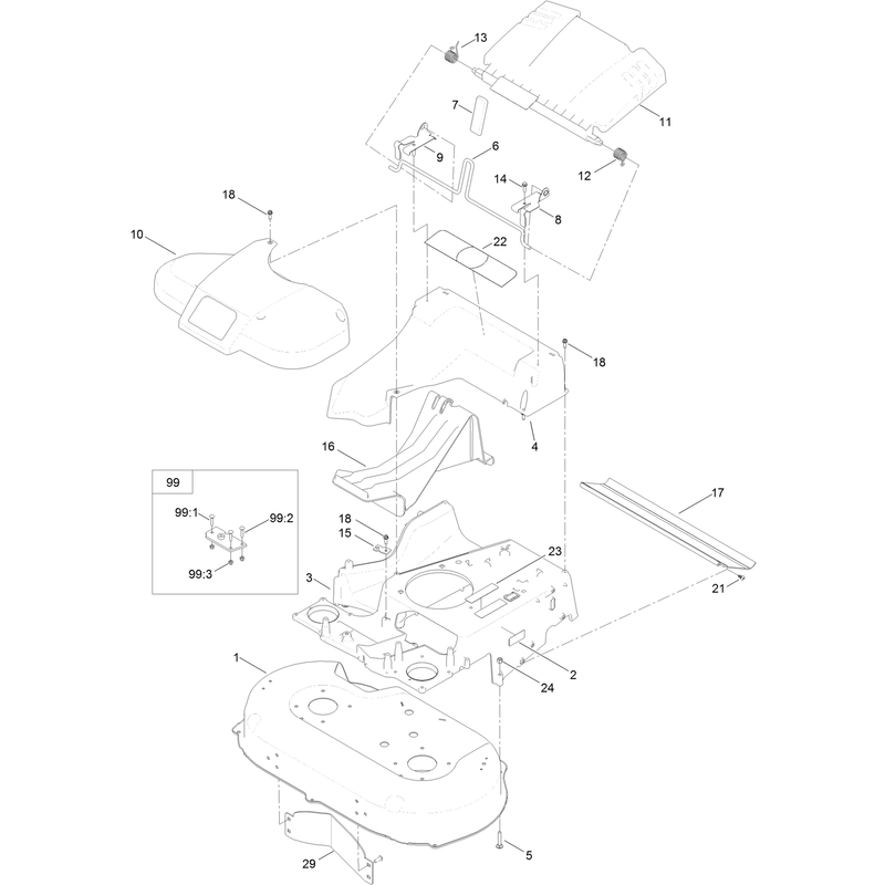Deck and Frame Assembly