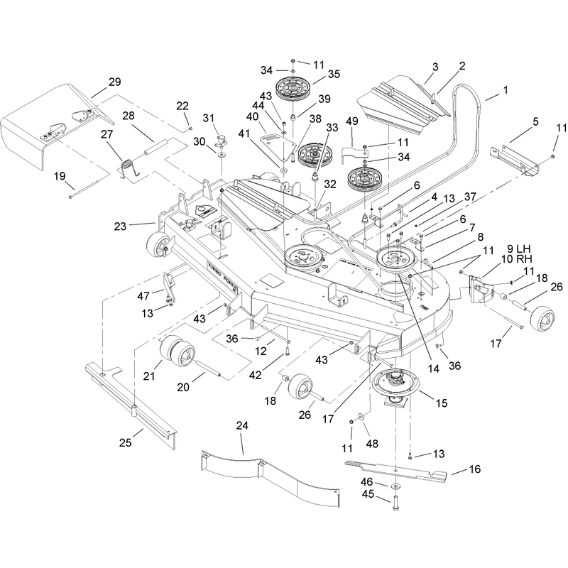 60in Deck Assembly