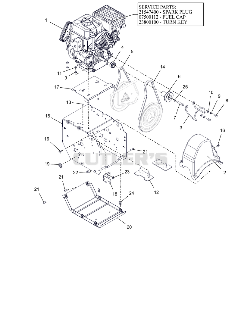 Frame and Engine