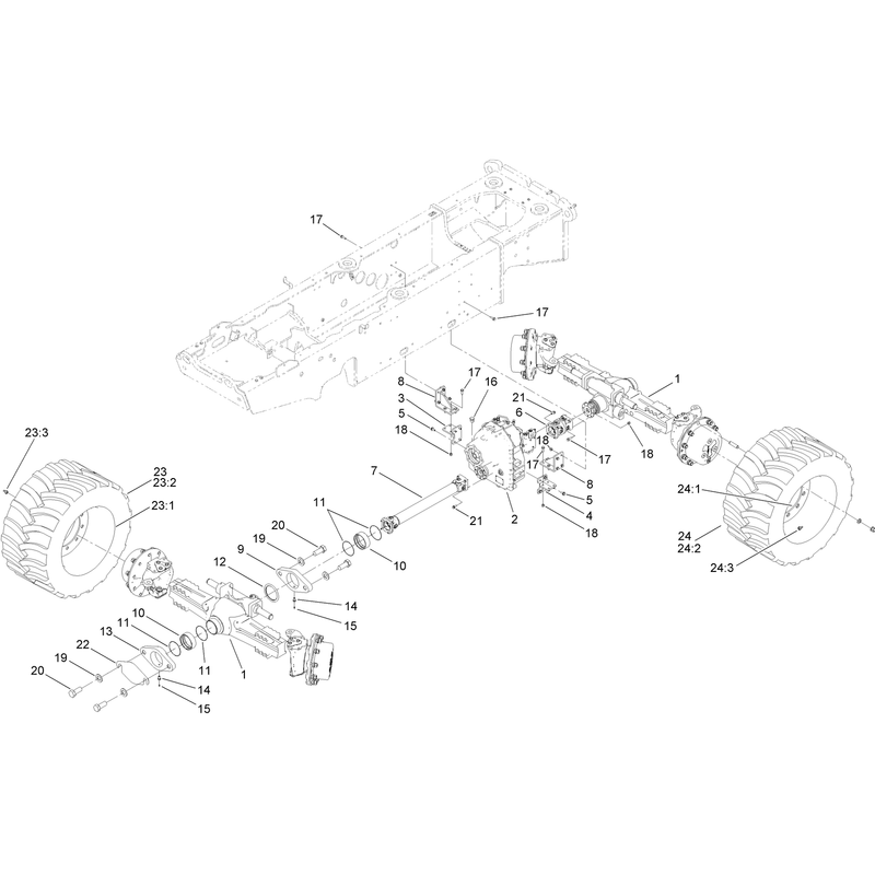 Wheel and Drive Assembly