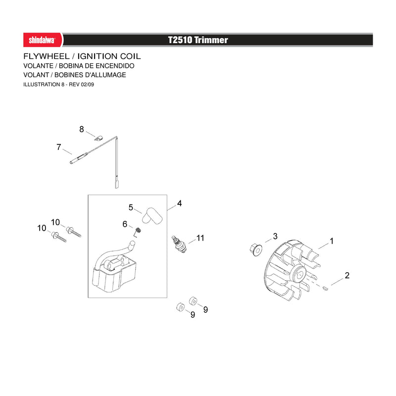FLYWHEEL / IGNITION COIL