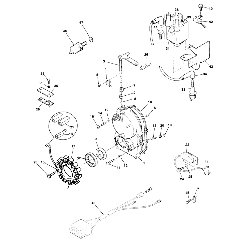 Gearcase and Ignition Controls