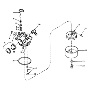 Carburetor No 632046