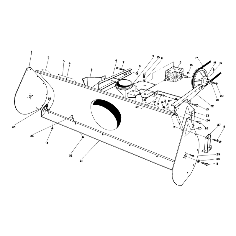 44in Snow Thrower Model No 30761 Optional