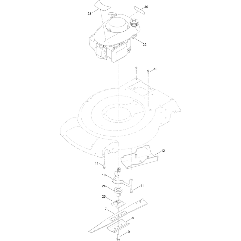 Engine and Blade Assembly