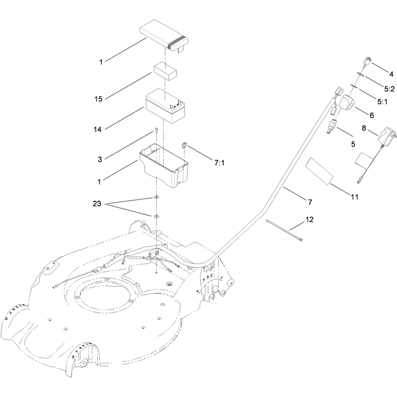 Battery and Harness Assembly