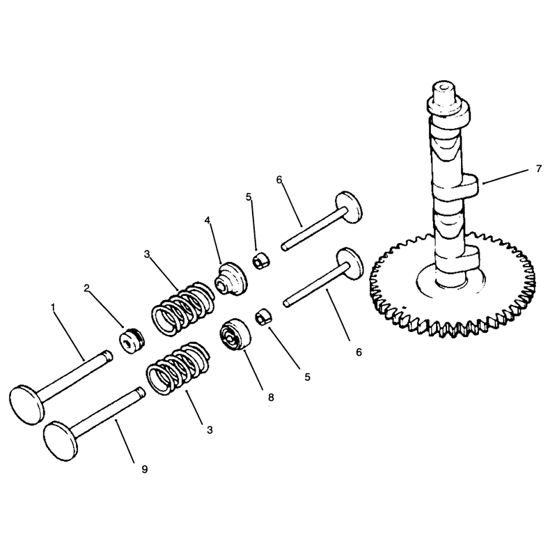 Camshaft and Valves