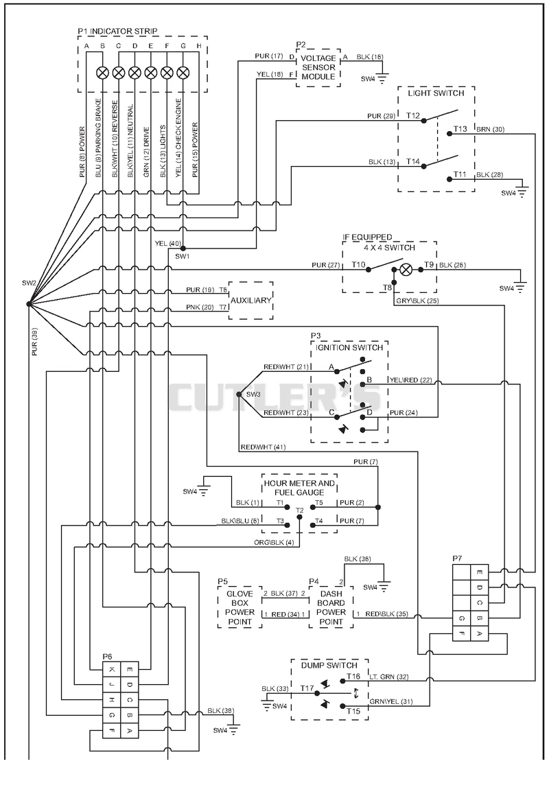 Wiring Diagram - Sub Dash 701