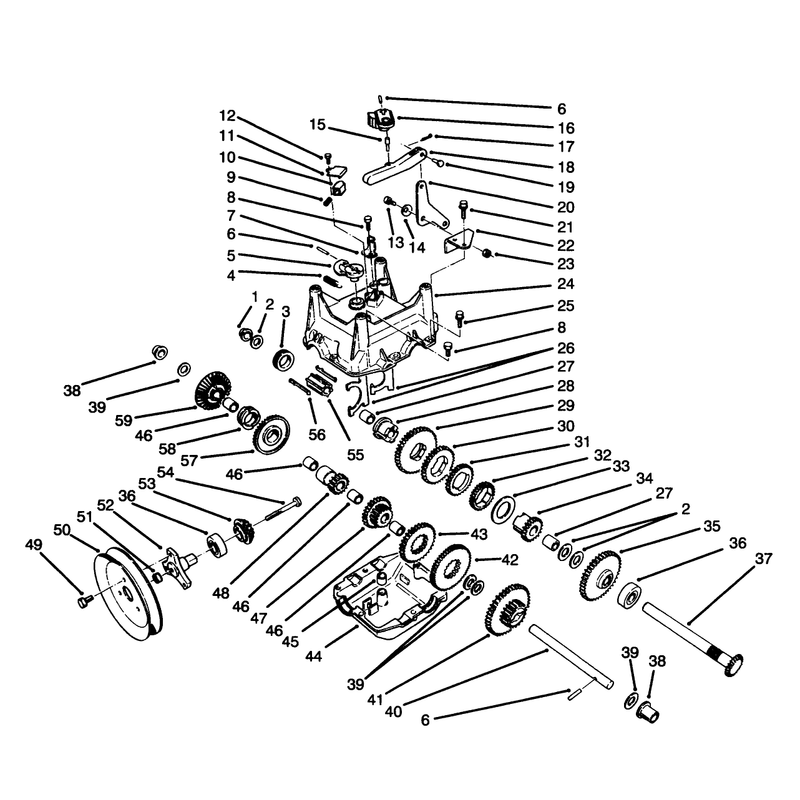 Transmission Assembly No. 66-8030