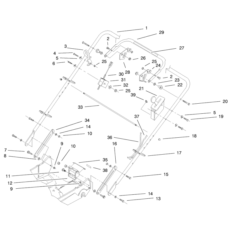 Handle and Controls Assembly