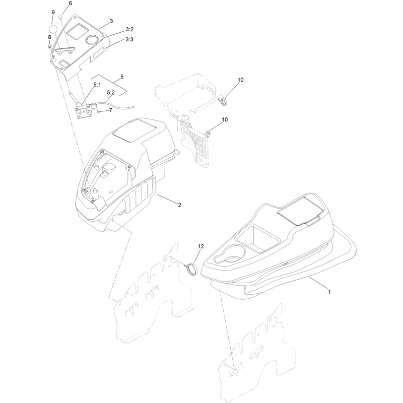 Console and Control Panel Assembly