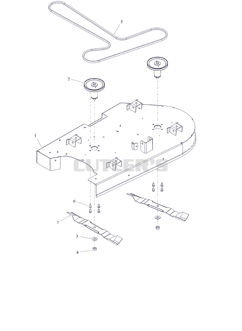 Deck Belts Blades and Spindles - 42"