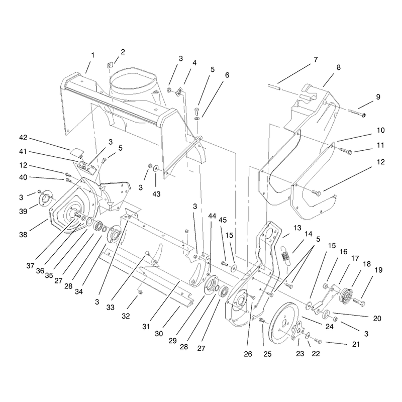 Housing & Side Plate Assembly