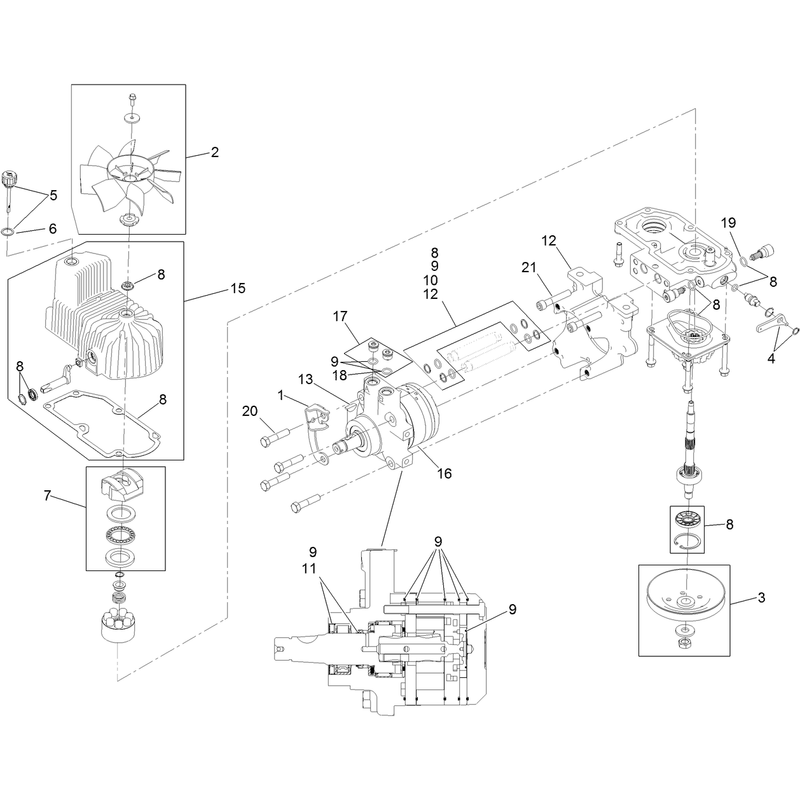 LH Hydro Assembly No. 116-6409