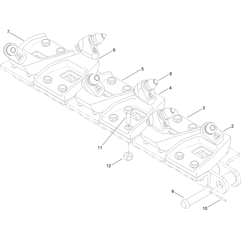 6in x 48in Rock and Frost Chain Assembly  Models 25475 and 25475E