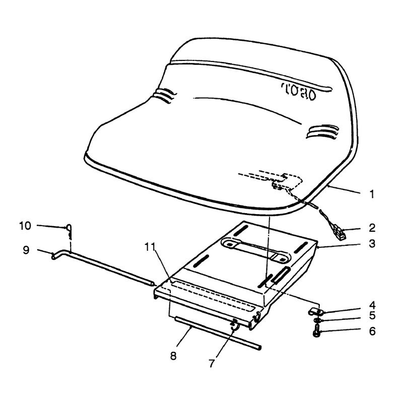 Seat Assembly (model No. 56185)