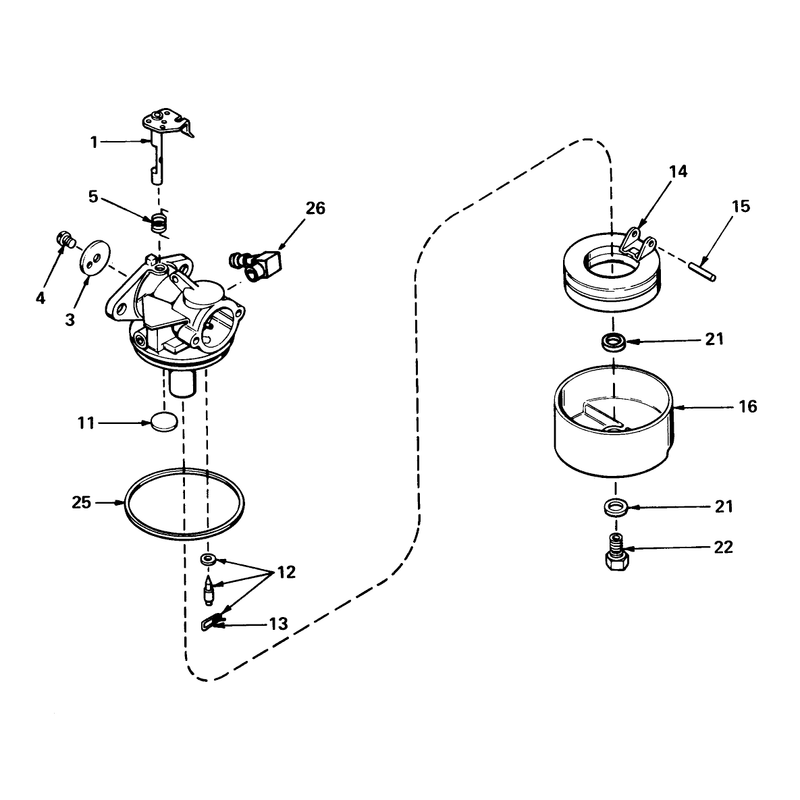 Carburetor No 631831