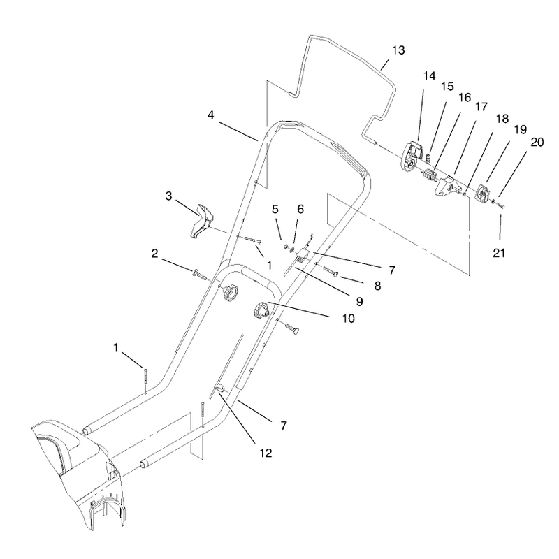 Handle and Controls Assembly