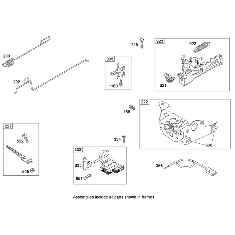 Governor Assembly Briggs and Stratton 126T05-0219-B1