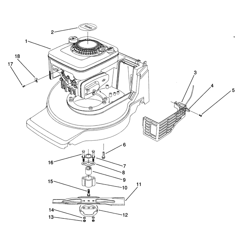 Engine Assembly Model No 20901b