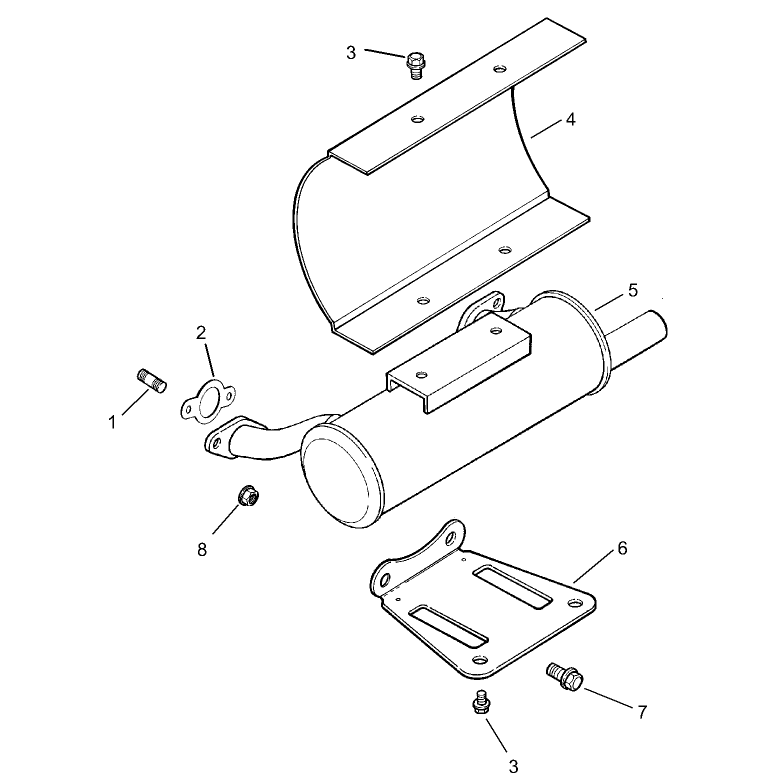 Group 11 Exhaust Assembly Kohler CH23S-76569