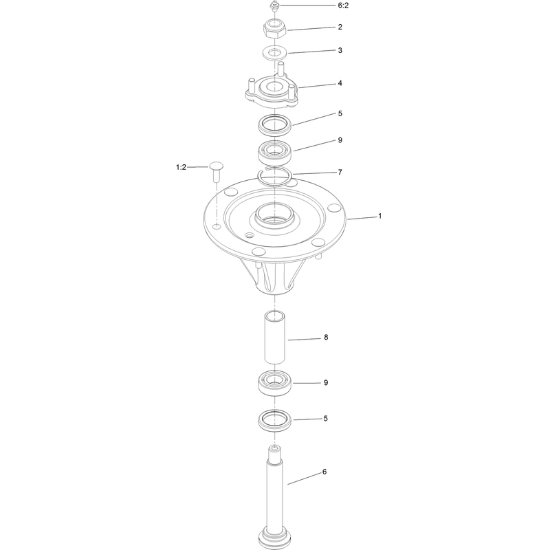 Spindle Assembly No. 125-9324