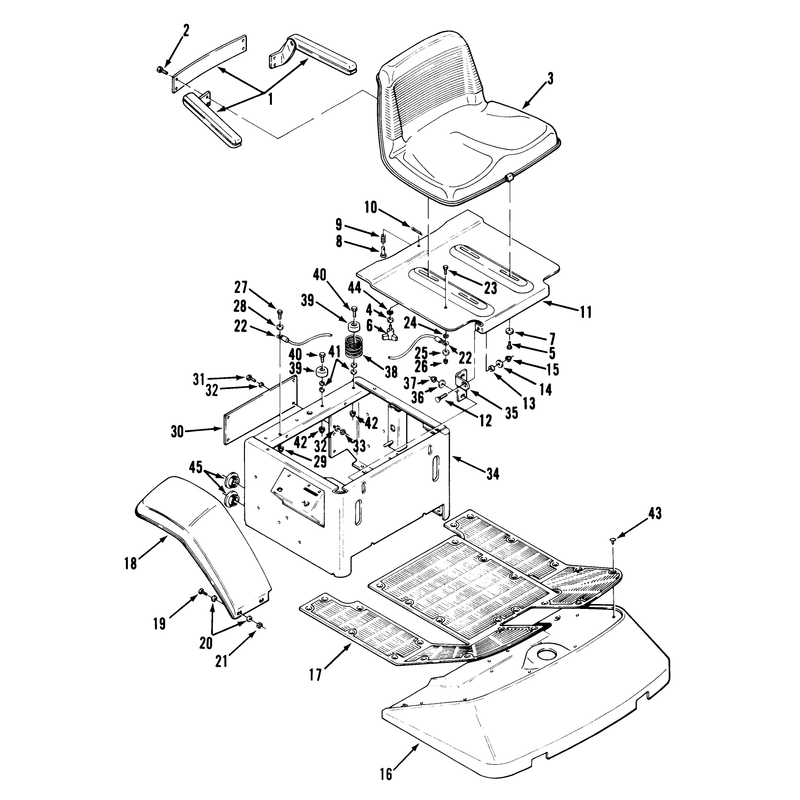 Section 8-Fenders, Floor Pan And Seat