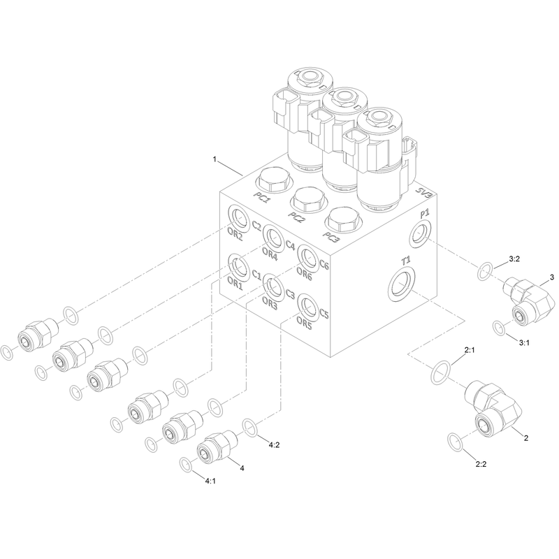 Setup Manifold Assembly