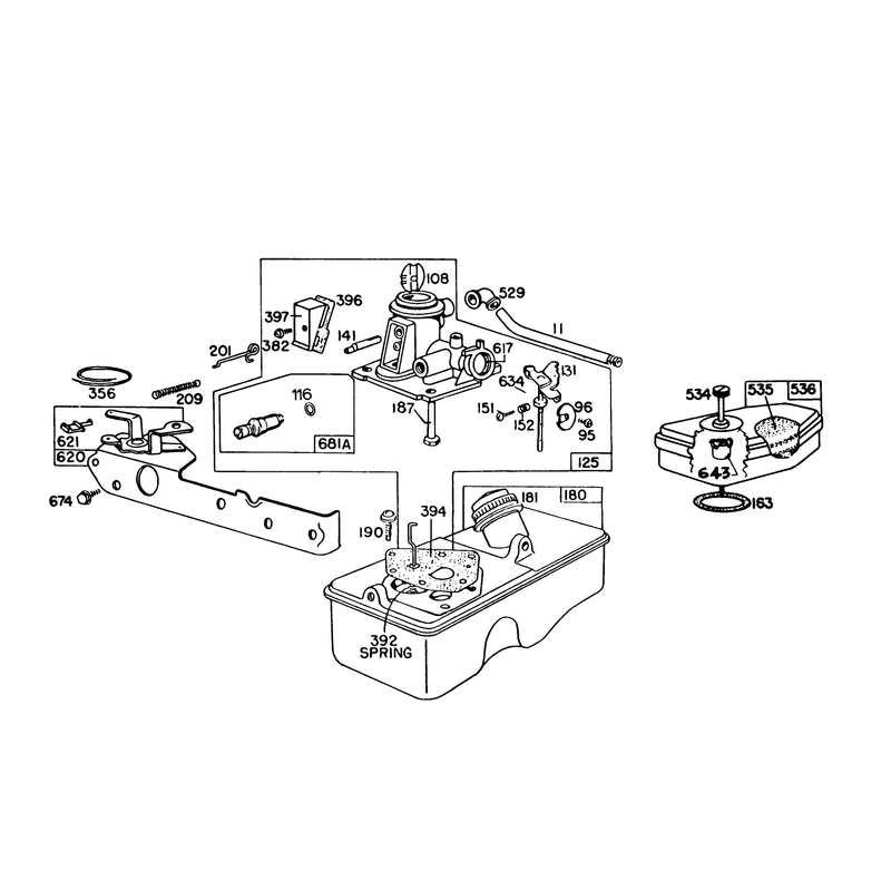 Carburetor Assembly Model 93508-0193-01