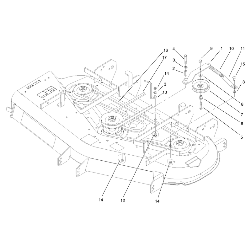 Belts and Idler Arm Assembly