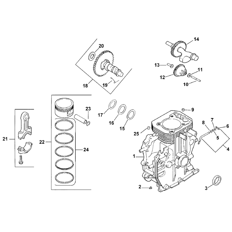 Crankcase Model 73449 Only