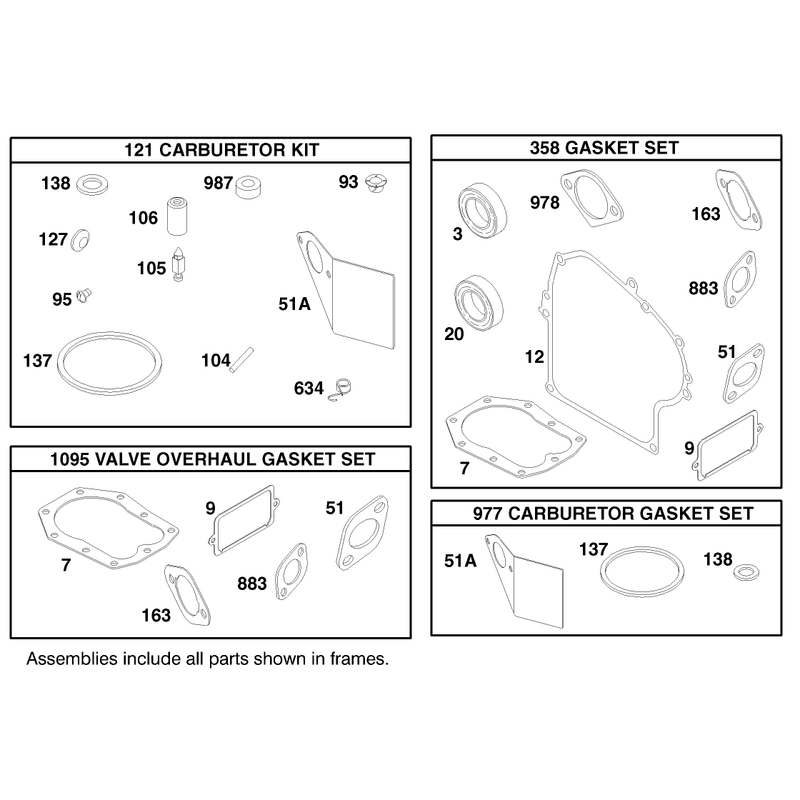 Engine Briggs and Stratton Model 192402-0645-A2 Model 60061 Only