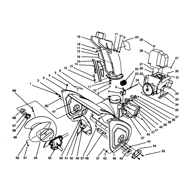 Housing & Chute Assembly