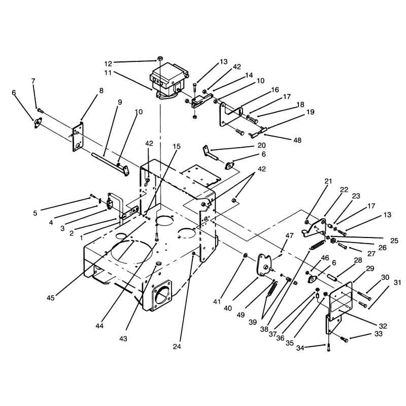 Hydraulic Pump and Linkage Assembly