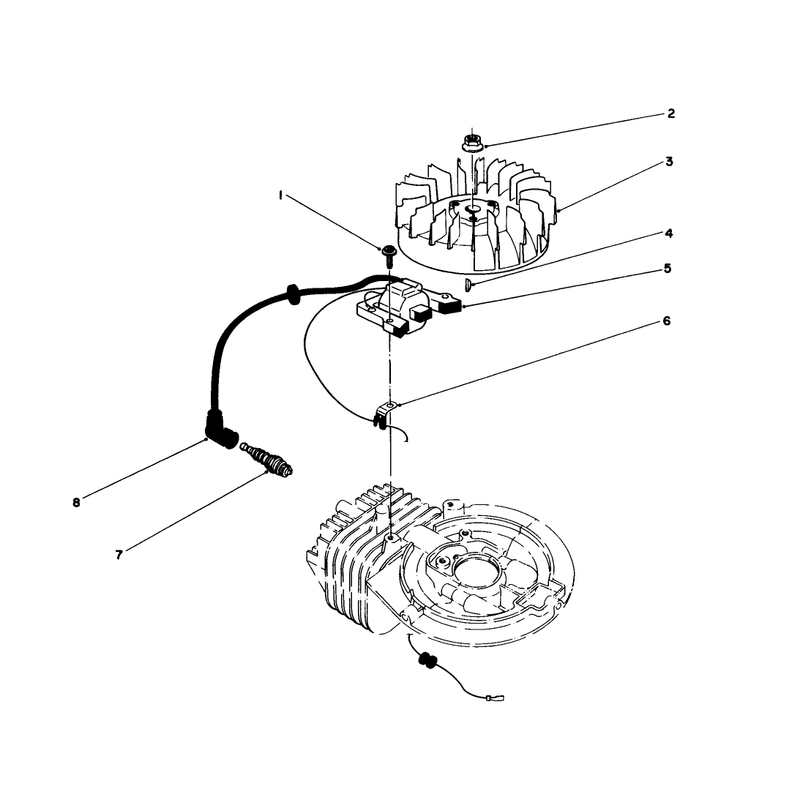 Flywheel and Magneto Assembly