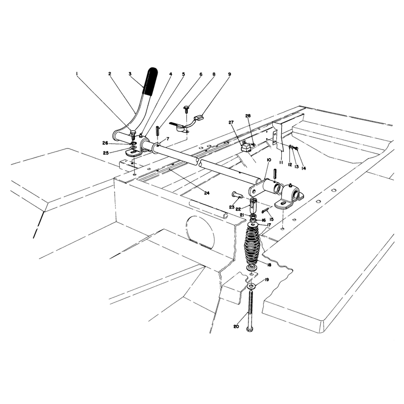 Power Take-Off Lever Assembly